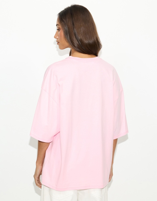 Dazie - Here For The Tea Oversized Graphic Tee