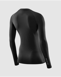 SKINS - SKINS Compression Women's Series-2 Gym Clothing Long Sleeve Top Black