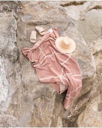 &Sunday - Journey Organic Cotton Pool / Beach Towel -Dune