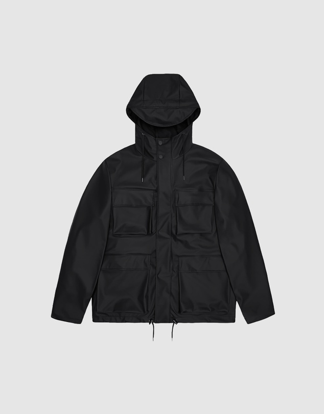 RAINS - Women's Pocket Jacket Black