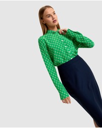 Oxford - Poppy Dot Print Blouse