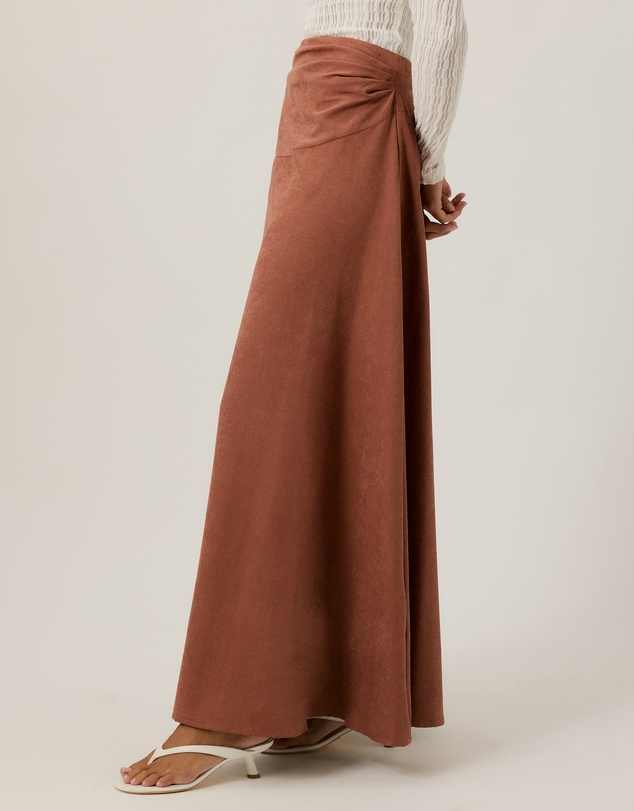 Tussah - Sophie Brushed Aline Midi Skirt