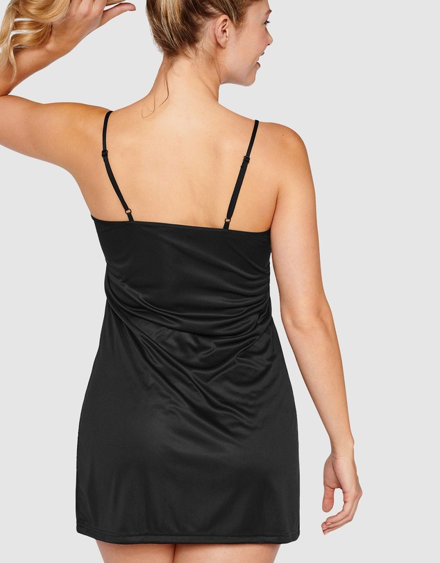 Naturana - Spaghetti Strap Underskirt Lingerie Slip Dress
