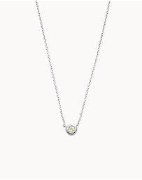 Kirstin Ash - Petite Birthstone Necklace August Peridot