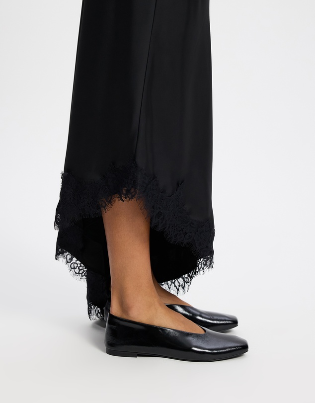 AERE - Lani Leather Ballet Flats