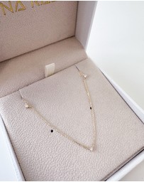 Luna Rae - Solid Gold - Petite Diamond Necklace Trio