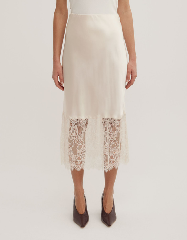 Witchery - Lace Trim Skirt