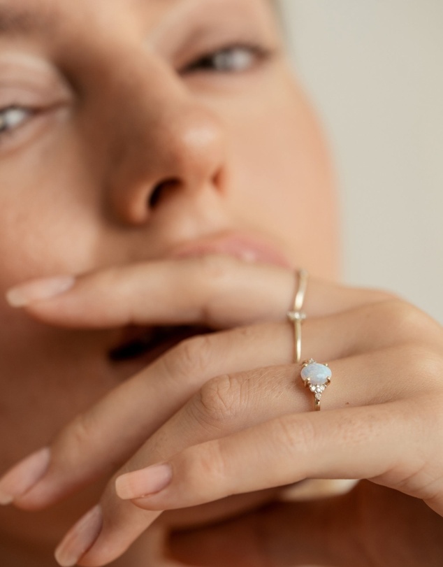 Luna Rae - Solid Gold - Aurora Ring