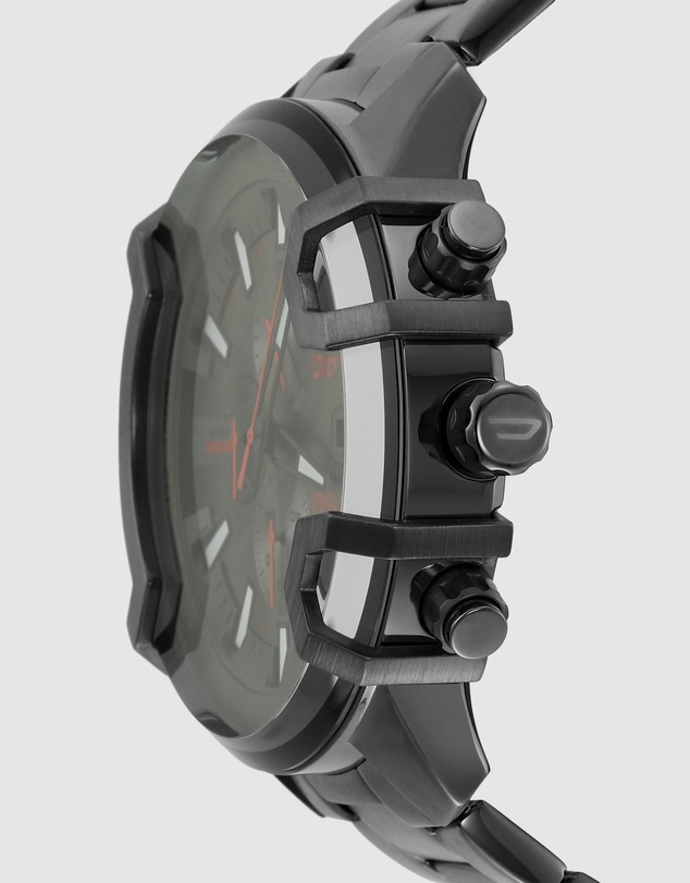 Diesel - Griffed Gun-Metal Chronograph Watch