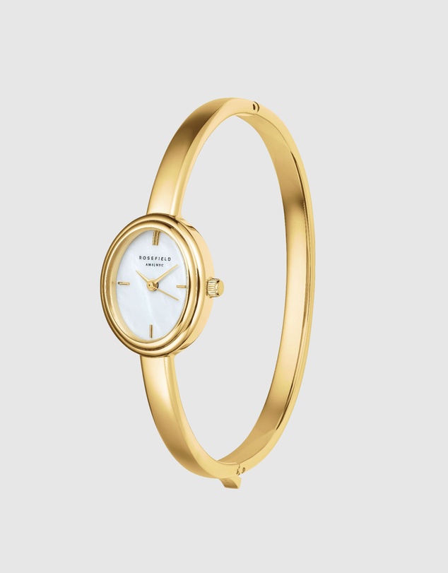 Rosefield - Rosefield Studio Edition 6 Bangle Watch Oval Gold Small 56 mm
