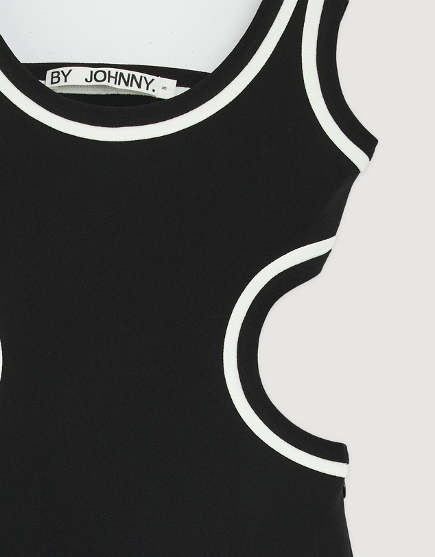 Revibe - Repaired BY JOHNNY. Milly Cut Out Midi Dress - AU 8