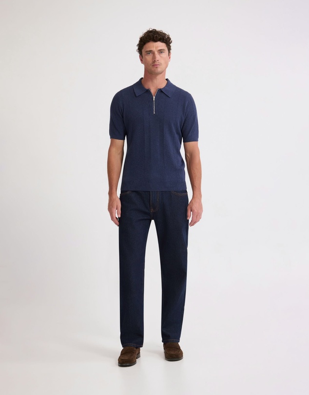 Oxford - Remy Zip Neck Polo