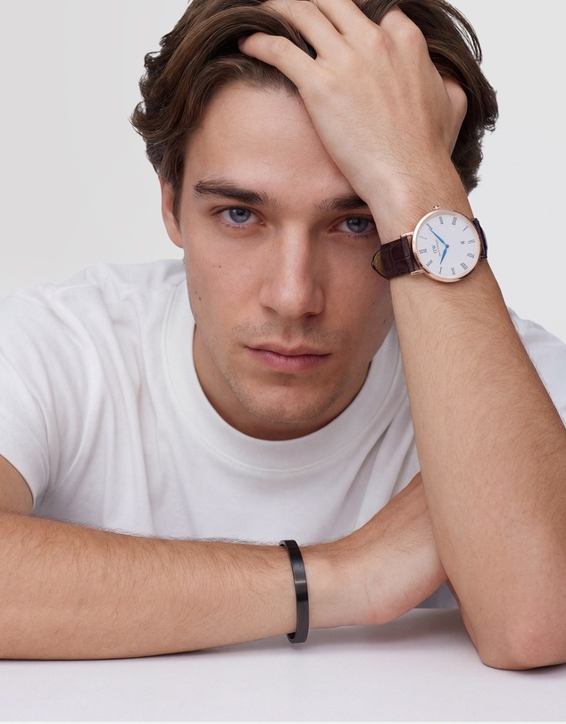 Daniel Wellington - Line Cuff Brushed Graphite 7mm