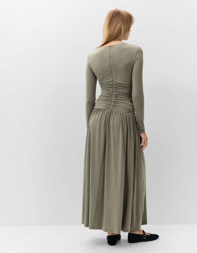 UNISON - Ruched Detail Maxi Dress