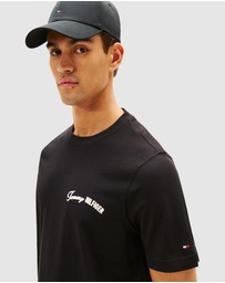 Tommy Hilfiger - Back Logo Jersey Crew Neck T-Shirt