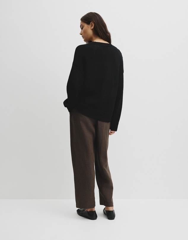 Country Road - Organically Grown Cotton Tape Yarn Sweater