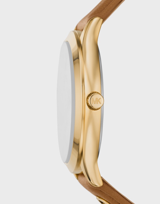 Michael Kors - Slim Runway Brown Analogue Watch