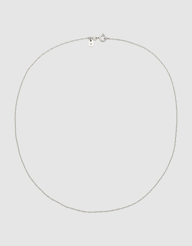 Kuzzoi - ICONIC EXCLUSIVE - Twisted Helix Chain Necklace in 925 Sterling Silver