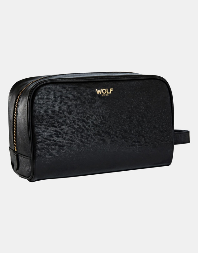 Wolf - Wolf W Logo Washbag Black