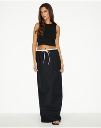 Dazie - Lido Contrast Midi Skirt
