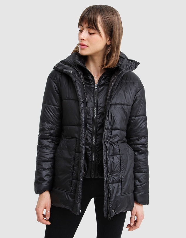 Belle & Bloom - Moonrise Belted Puffer Jacket