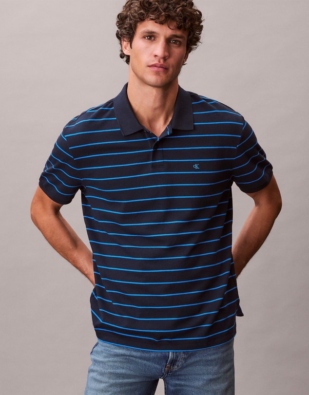 Calvin Klein Jeans - Striped Pique Classic Polo Shirt