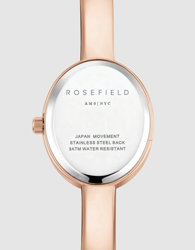 Rosefield - Studio Bangle Rose Gold-Tone Watch