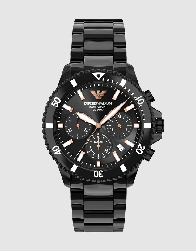 Emporio Armani - Black Chronograph Watch
