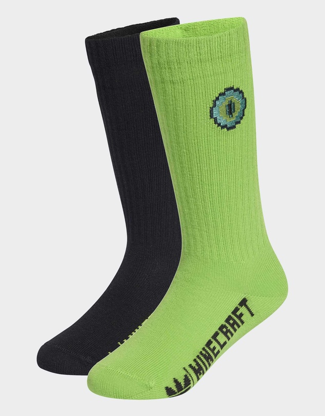 adidas Originals - ADIDAS x MINECRAFT CREW SOCKS 2 Pairs Kids