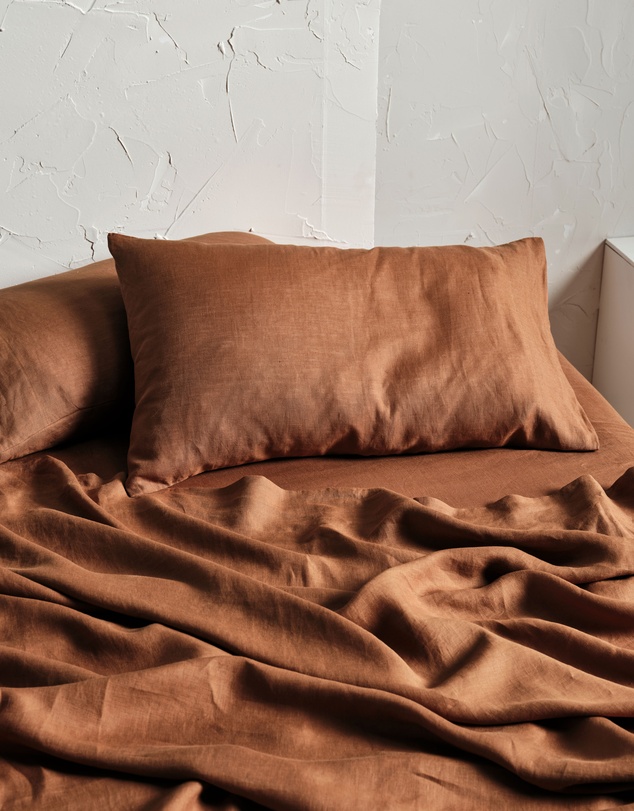 Linen House - Nimes Pure Linen Standard Pillowcase