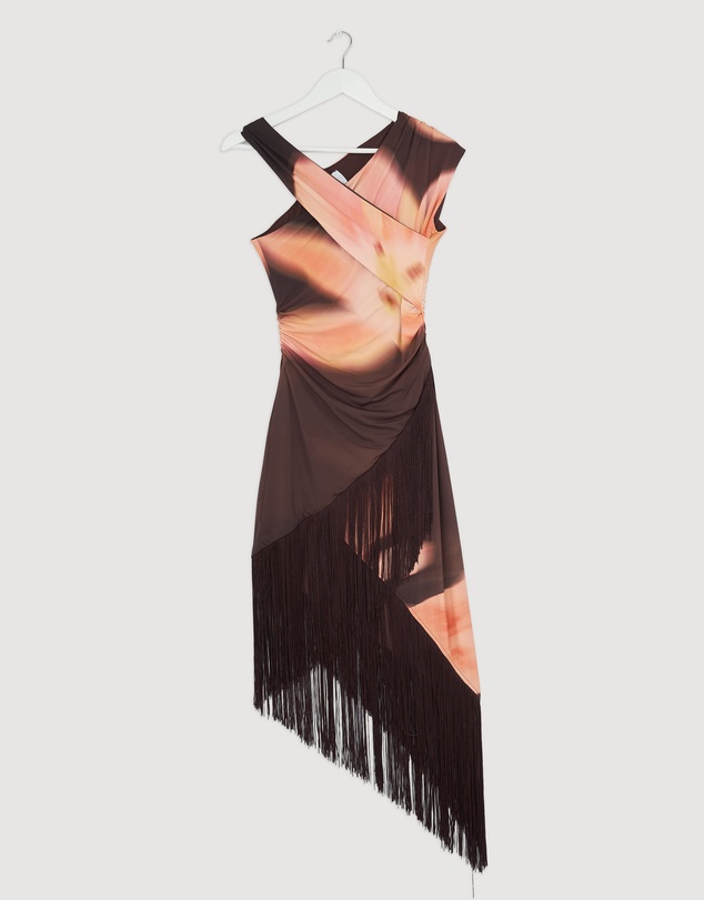 Revibe - Repaired The Wolf Gang Veda Midi Dress - AU 10