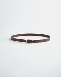 & Other Stories - Slim Leather Belt