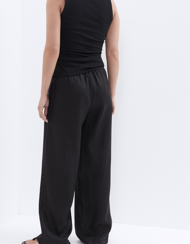 UNISON - Essential Linen Wide Leg Pant