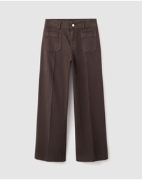M.N.G - Wide-Leg Jeans With Pockets