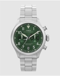TIMEX - Waterbury Ace Chronograph 41mm Stainless Steel Bracelet Watch