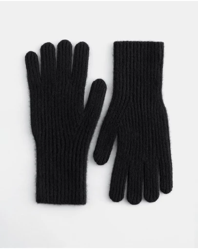 & Other Stories - Ribbed Cashmere Gloves