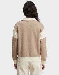 Academy Brand - Maggie Contrast 1/4 Zip