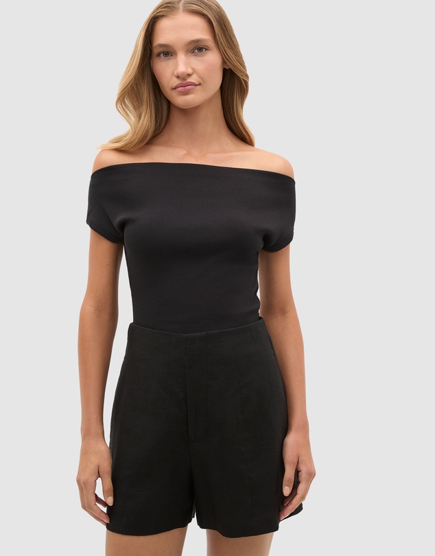 Seed Heritage - Rib Off The Shoulder Top