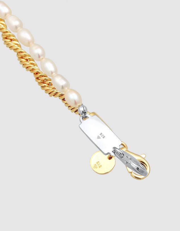 Kuzzoi - ICONIC EXCLUSIVE - Shell Pearl Necklace with Sterling Silver Closure