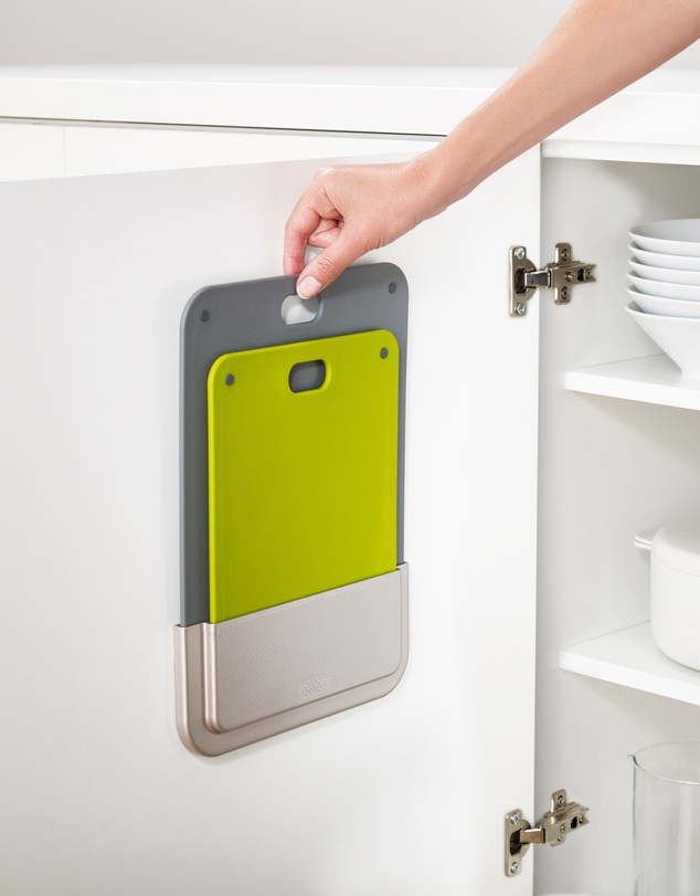 Joseph Joseph - DoorStore™ Chop 2-piece Chopping Board Set with In-cupboard Storage Case