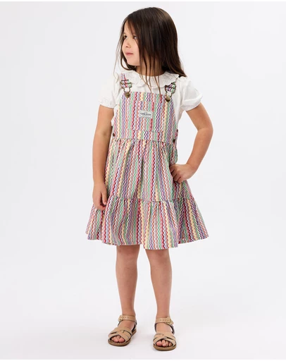 Goldie + Ace - Ric Rac Tully Tiered Dress - Babies-Kids