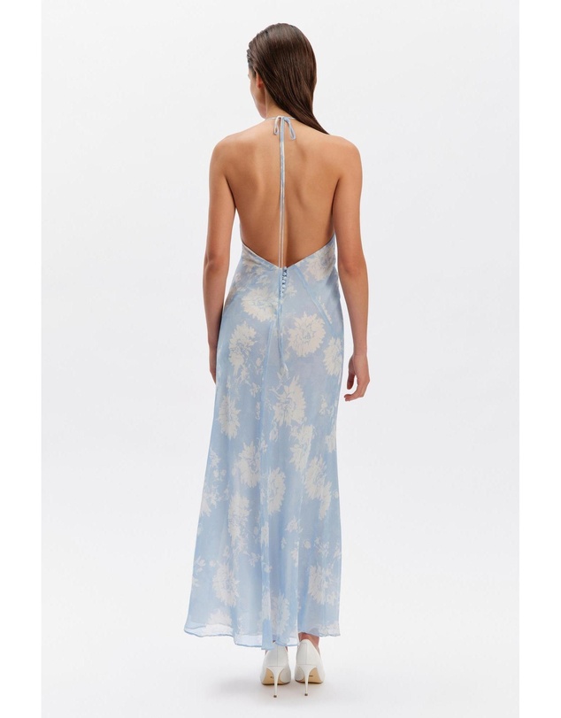 Bardot - Yve Halter Printed Maxi Dress