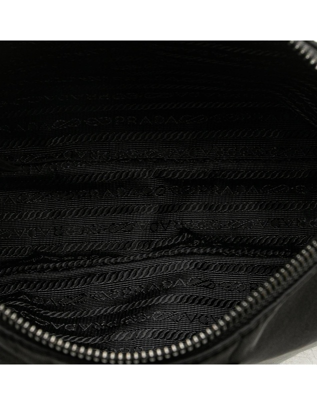 Pre-Loved by Azura Reborn - Pre-Loved Saffiano Trimmed Re Nylon Zip Top Crossbody