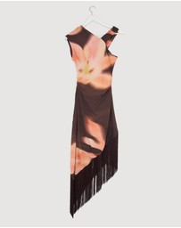 Revibe - Repaired The Wolf Gang Veda Midi Dress - AU 10