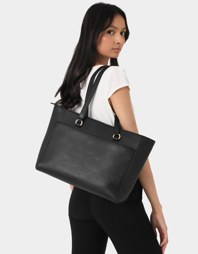 Forcast - Valerie Leather Tote Bag