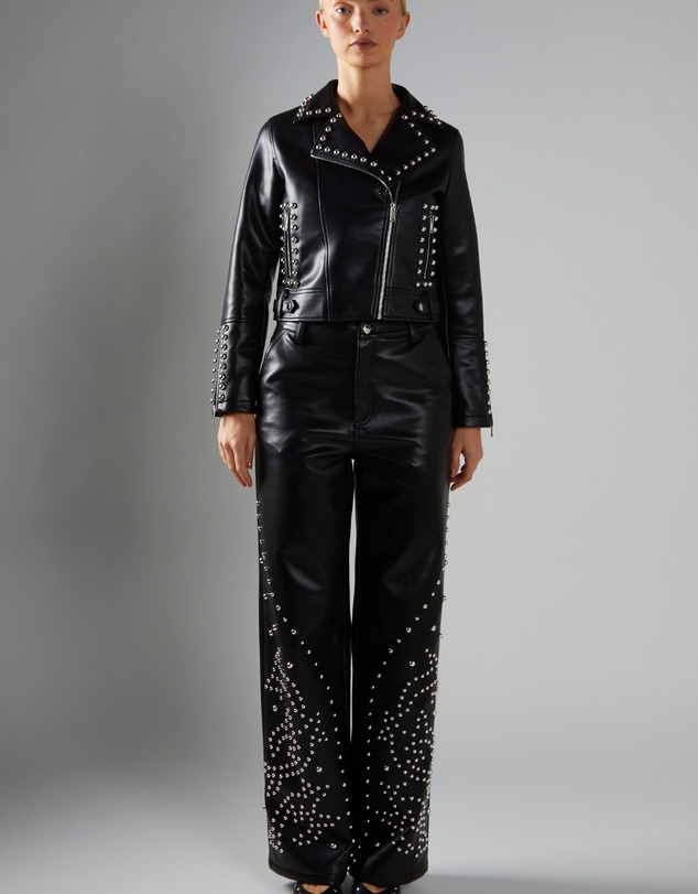 Glamorous - PU Studded Jacket