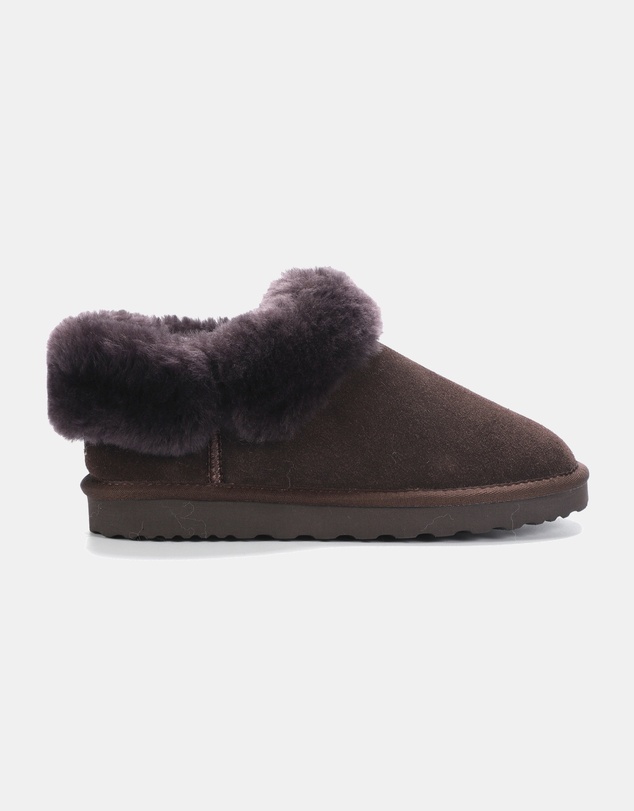 AusWooli Ugg Boots - Coogee Sheepskin Cozy Ankle Slippers