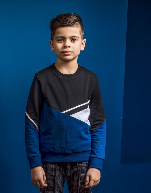 B.Nosy - Sweatshirt with Contrast Panels - Kids-Teens