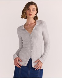 Staple the Label - Marlow Ribbed Polo Top