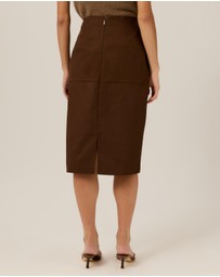 Tussah - Cory Twill Pencil Skirt